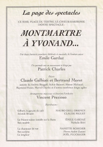 1996 Monmartre à Yvonand