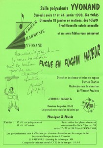 1998 Fugue en Fugain majeur